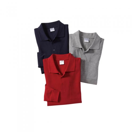 Polo maille piquée Par lot de 3 paires