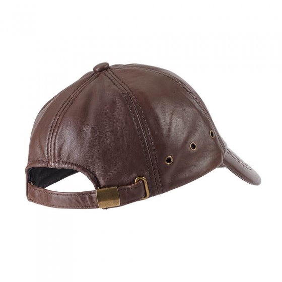 Casquette australienne en cuir d'agneau 