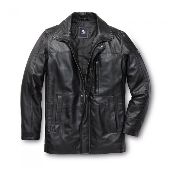 Veste en cuir agneau nappa