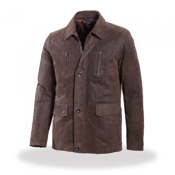 Veste homme en cuir 52 | Marron