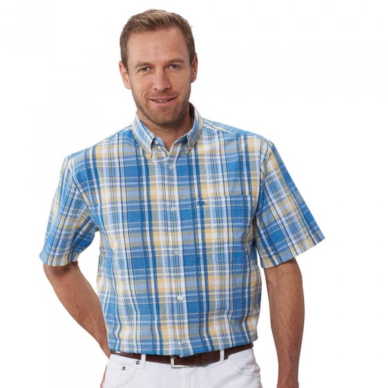 Chemise "Madras" en coton gaufré