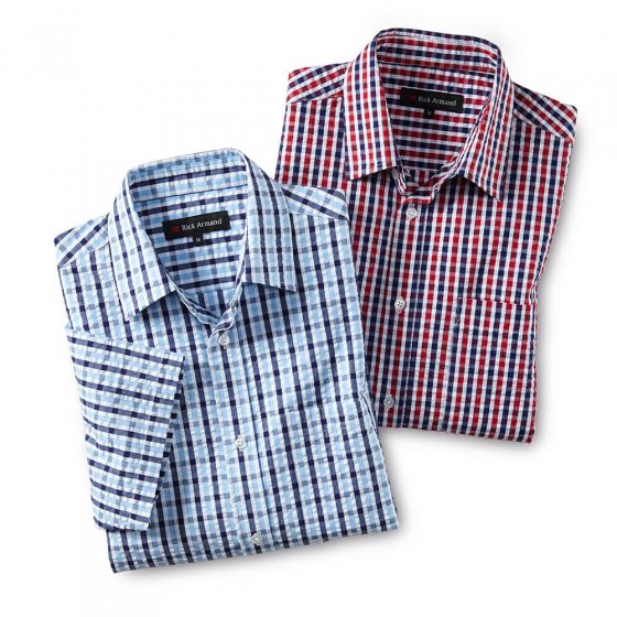 Chemise  "Oxford"  en coton gaufré 