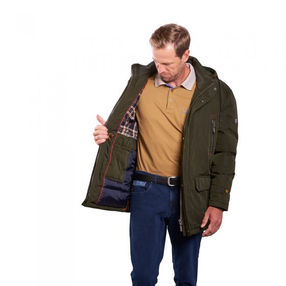 Parka à capuche amovible
