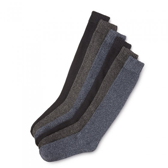 Chaussettes en fil mouliné Lot de 6 