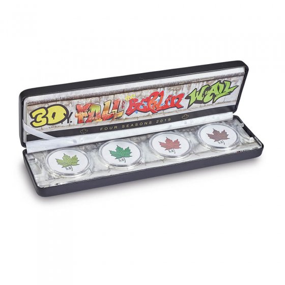 Assortiment de pièces d'argent "30e anniversaire de la chute du mur de Berlin"