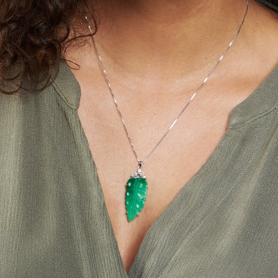 Collier en jade  "Dynastie" 