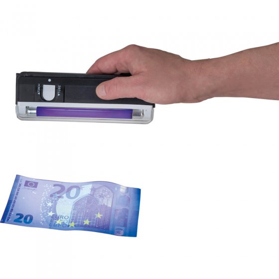 Lampe de poche avec détecteur de faux billets