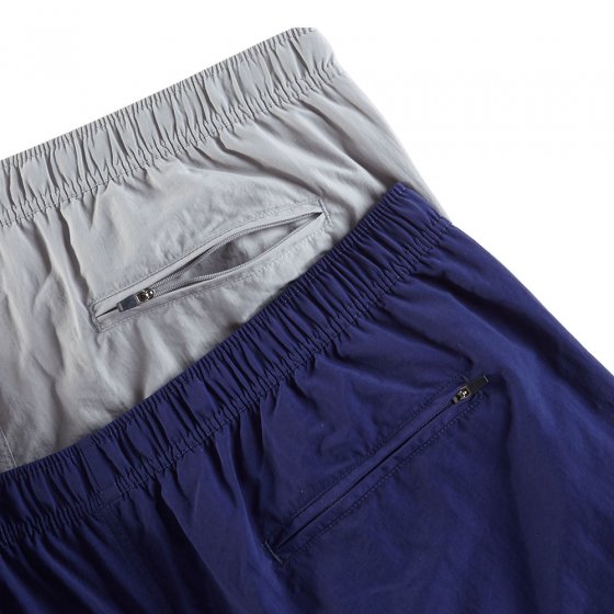 Short de bain à poche de sécurité Lot de 2 XXL | Marine#Gris