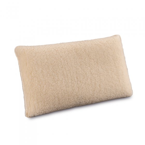 Oreiller cervical en laine vierge