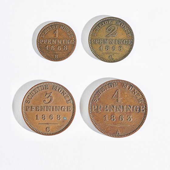 Série de pièces de monnaie  "Preussen-Pfennig" 