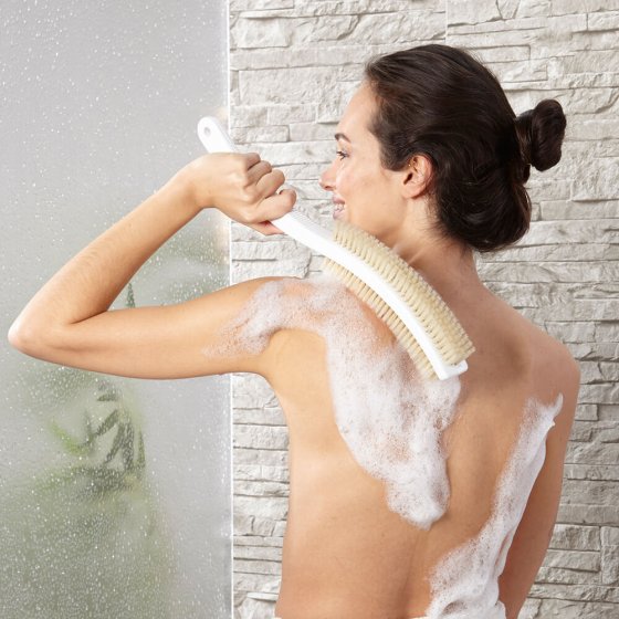 Brosse ergonomique en poils naturels