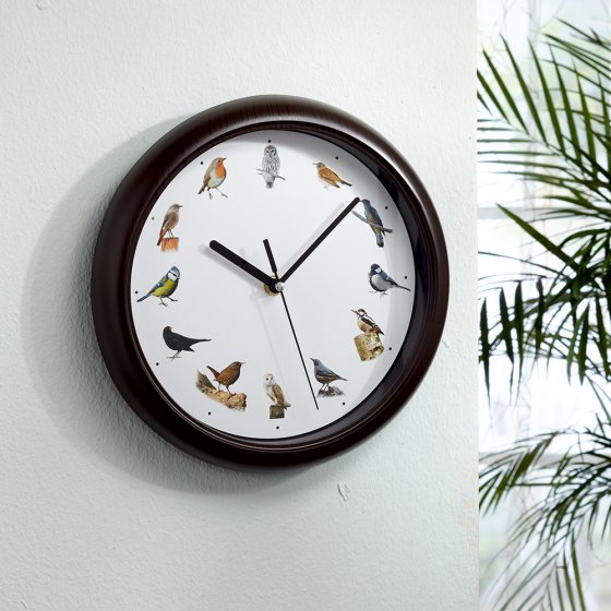 Horloge murale chants d’oiseaux 