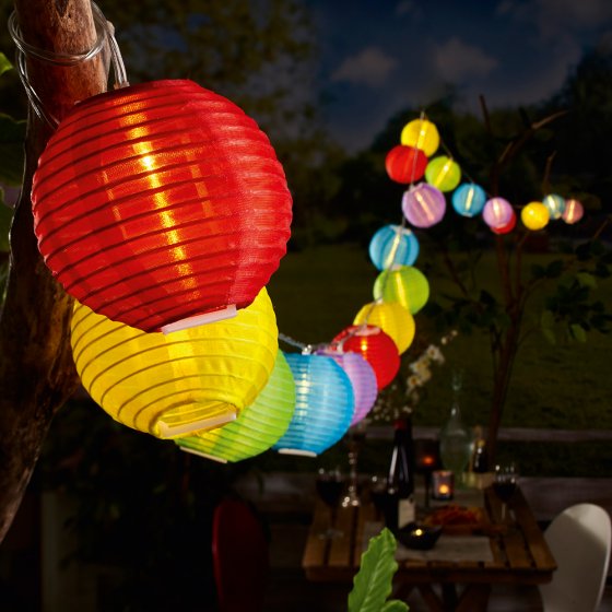 Guirlande lumineuse d'été 20 lampions 