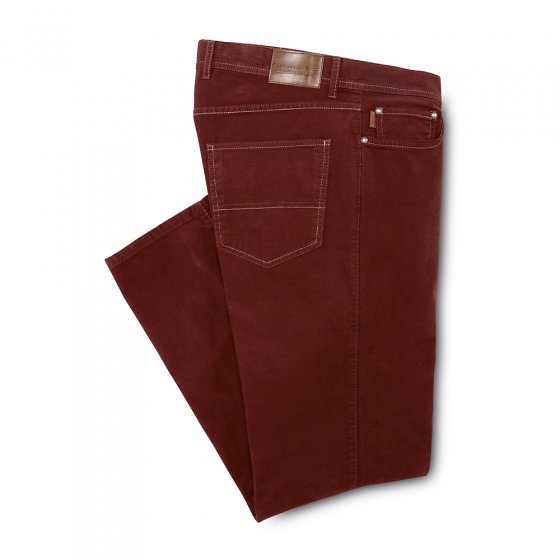 Pantalon tendance en velours côtelé 