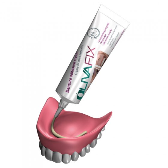 Crème adhésive pour prothèses dentaires  "OlivaFix" 75 g 