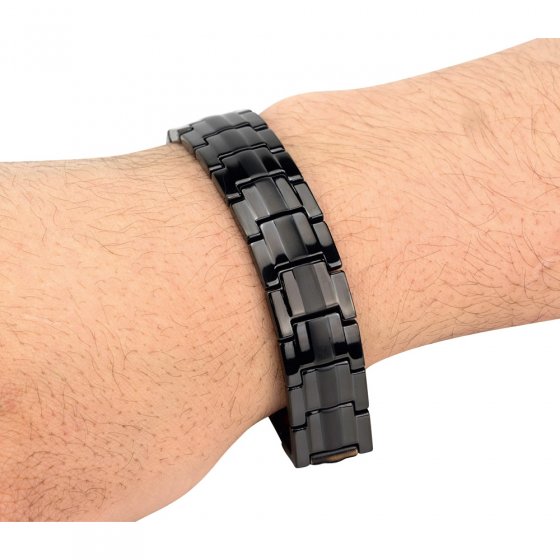 Bracelet magnétique "noir titane"