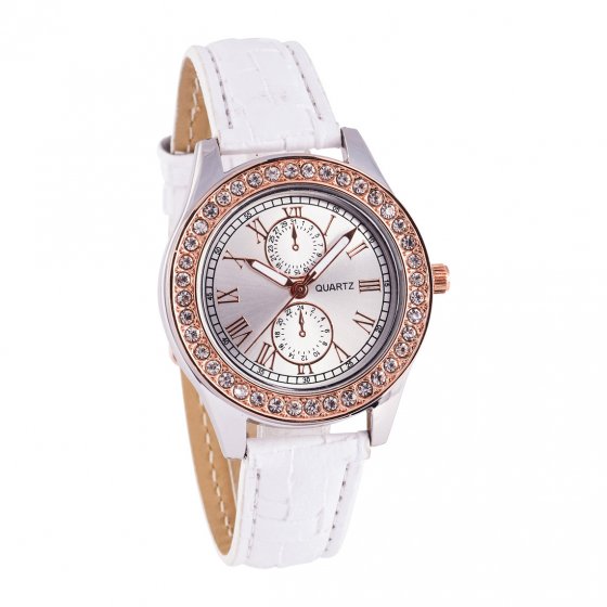 Montre avec cristaux de verre