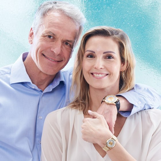 Votre cadeau : montres assorties pour elle et lui