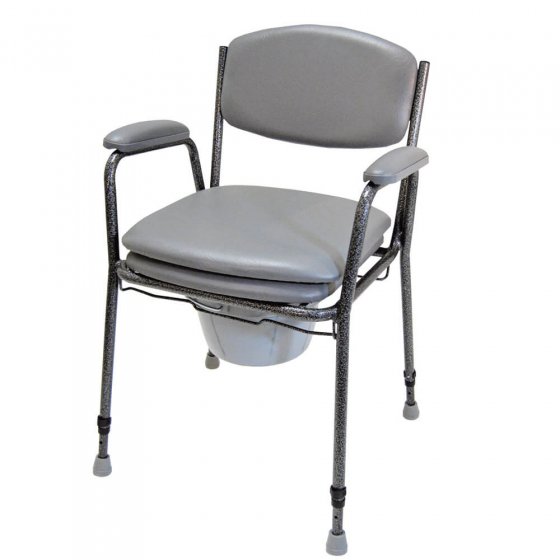 Chaise percée réglable en hauteur Essex - Invalibre