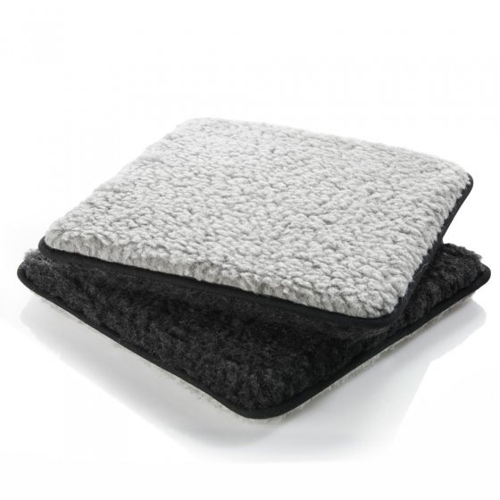 Lot de 2 coussins de chaise en laine vierge 