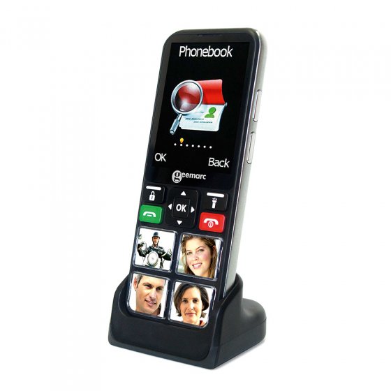 Téléphone portable avec touches photo 