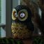 Hibou solaire aux yeux qui bougent - 2