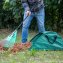 Collecteur de feuilles avec bord en tôle - 2