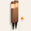 Luminaires « flammes » aspect bois - 2