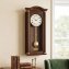 Horloge à pendule radiocommandée en bois - 2