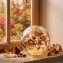 Boule de verre LED « L'automne » - 2