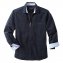 Chemise en velours côtelé avec glissière intégrale - 2