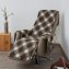 Jeté de fauteuil en laine vierge, avec repose-pieds - 2