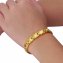 Bracelet à aimants doré à l'or fin - 2
