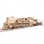 Maquette de bois locomotive et tender - 2