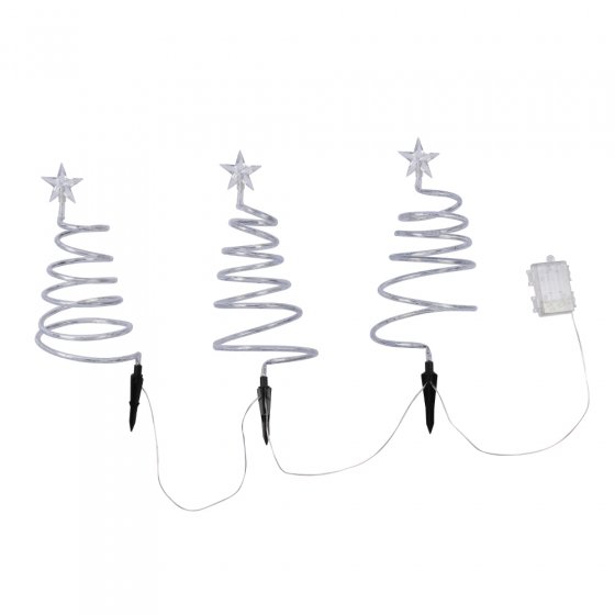 Sapins de Noël spiralés à LED