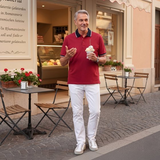 Polo pour homme XL (112/116) | Rouge