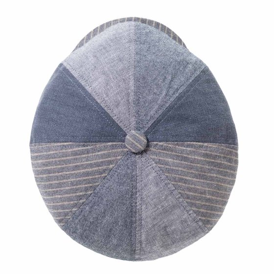 Casquette à visière patchwork 