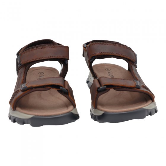 Sandales velcro ultra-légères en cuir 