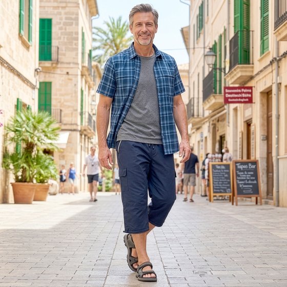 Chemise fonctionnelle à carreaux 