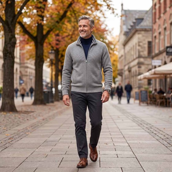 Cardigan Thermo 3XL (128/132) | Gris