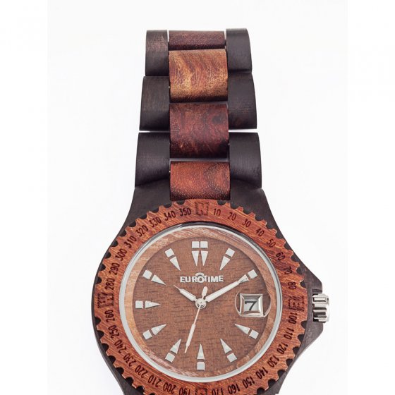 Montre en bois de santal 