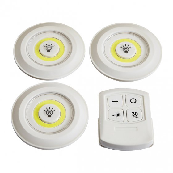 Lot de 3 lampes télécommandées
