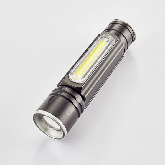 Lampe de poche COB avec USB 