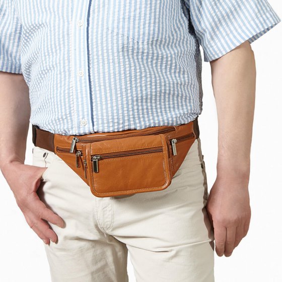 Sac banane en cuir "RFID"