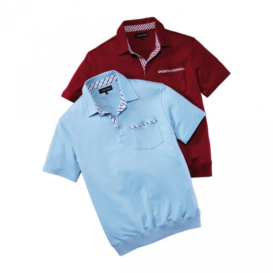 Polo en maille interlock