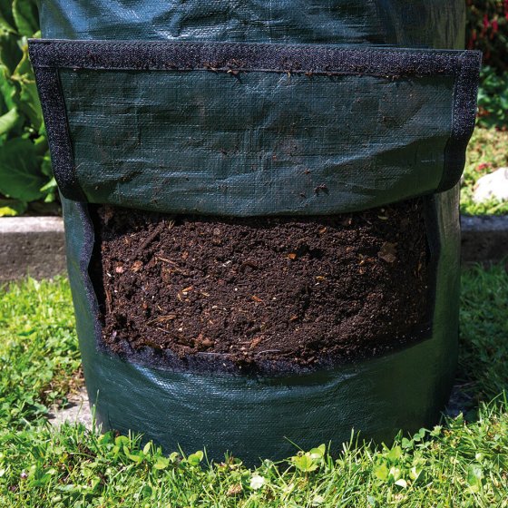 Sac de compostage rapide avec trappe de prélèvement