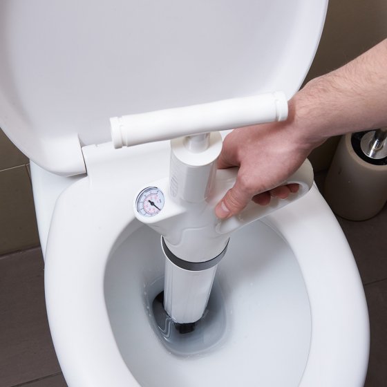 Déboucheur à pompe manuel pour évier et toilette