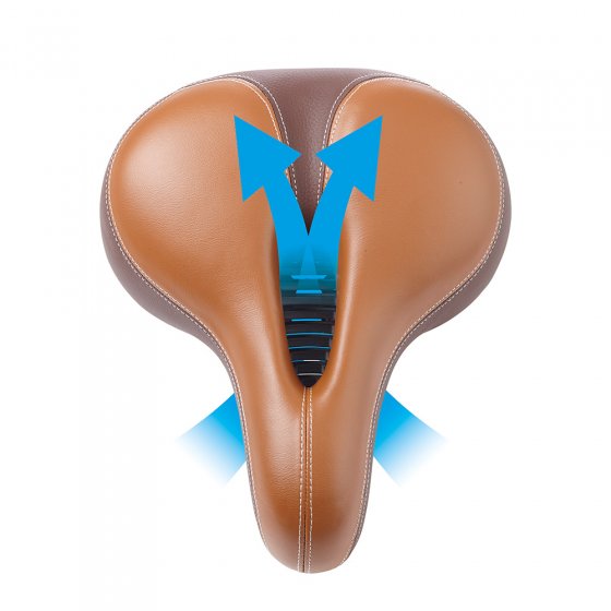 Selle de vélo à double ressort