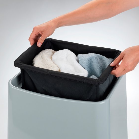 Tabouret de bain avec bac à linge 