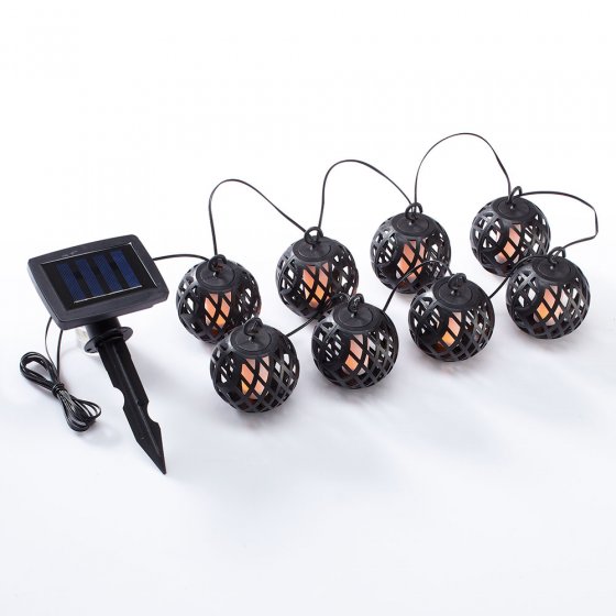 Guirlande lumineuse solaire « lanternes » 